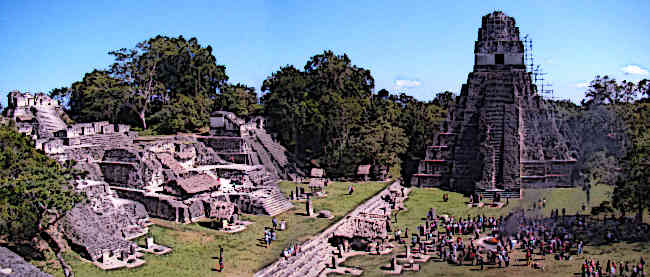 Mayan Tikal Ruins