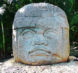 Famous Olmec Colossal Head